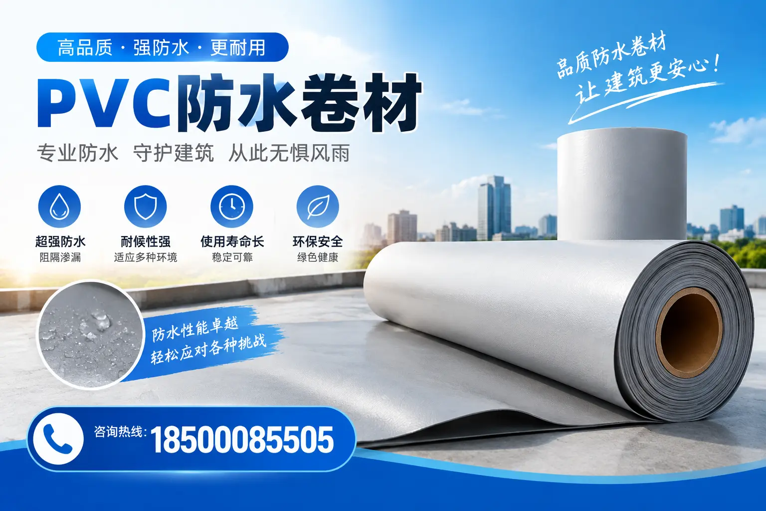 如何选择高质量的PVC防水卷材？云浮消费者必看指南